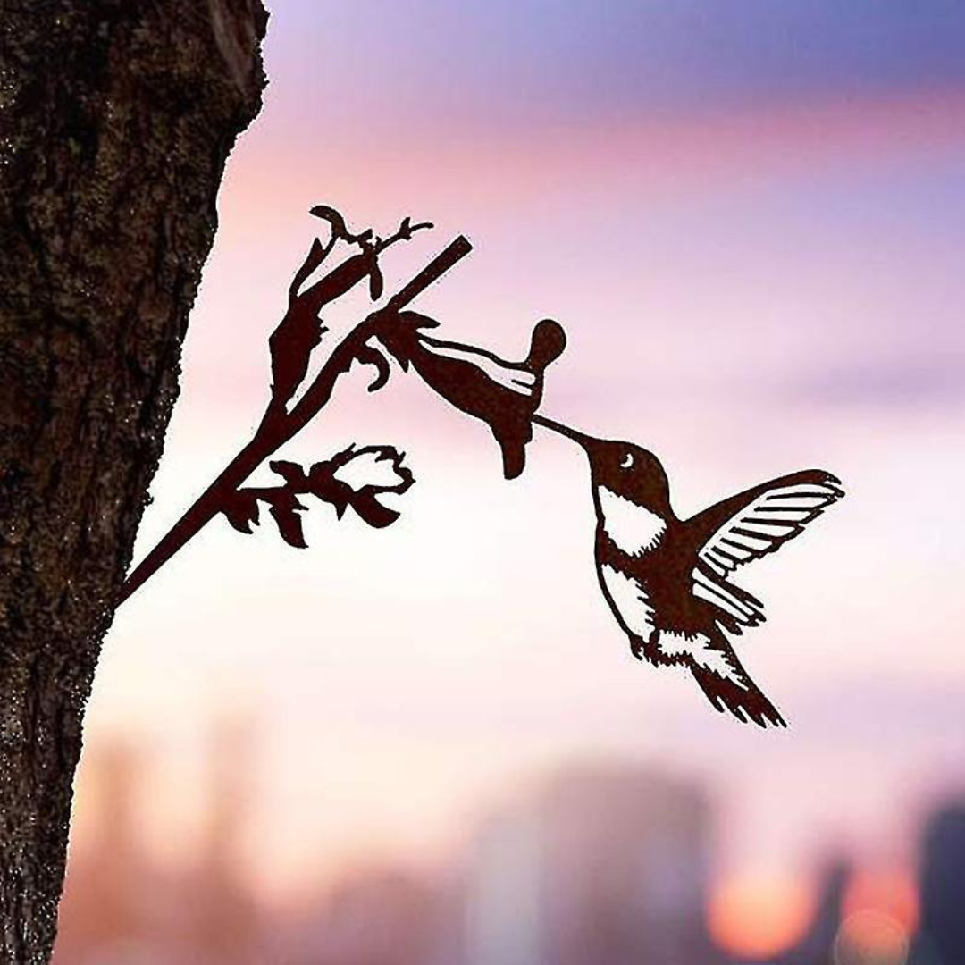 Kolibri® | fågelskulptur i metall