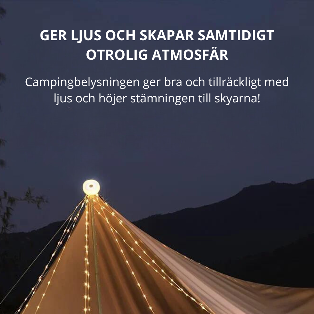 Hoprullbar LED-Slinga | Campingbelysning